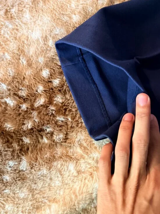 Ann Taylor Navy Wide Leg Pants High Rise Stretch Workwear 12 - Picture 7 of 8